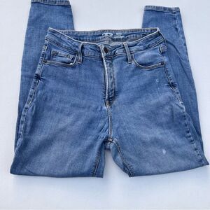 Old Navy Rockstar Denim Jeans in Light Blue